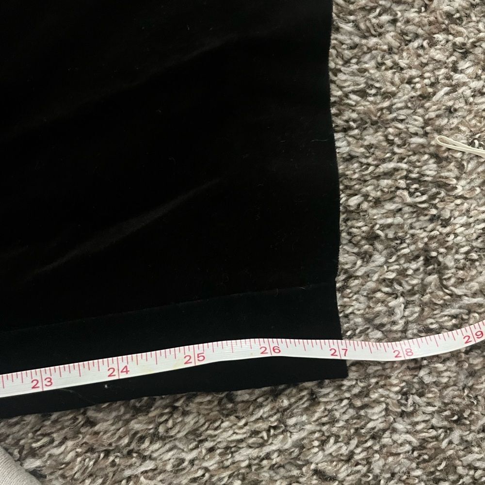 🖤 Crazy Horse by Liz Claiborne Women’s Black Velvet Pants – Size 12 - Picture 6 of 10